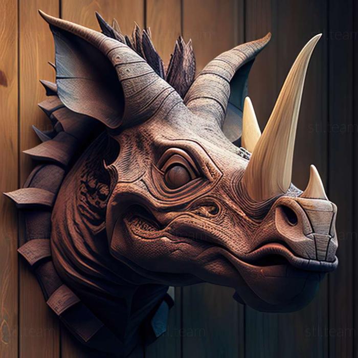 3D model Nasutoceratops (STL)